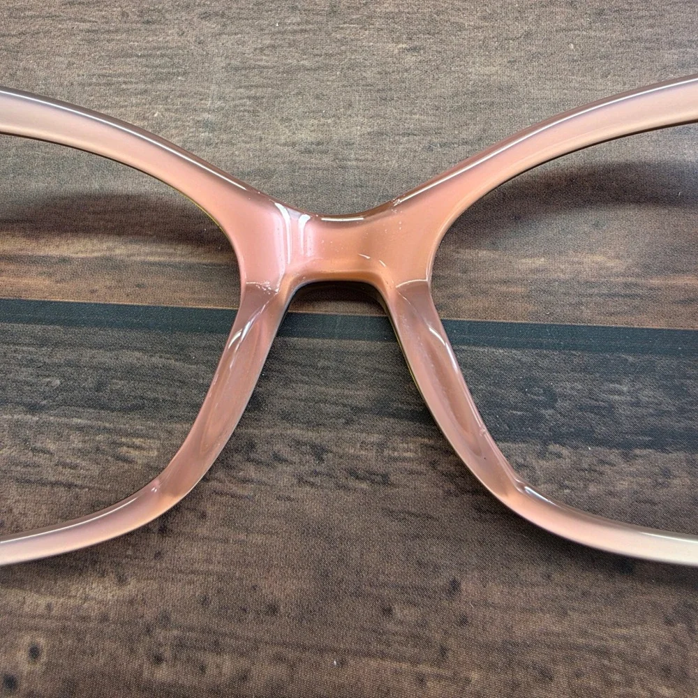 Oliver Peoples Phoebe Olive Orange Oval Eyeglass OTPI 56-17-125 Japan *PARTS*